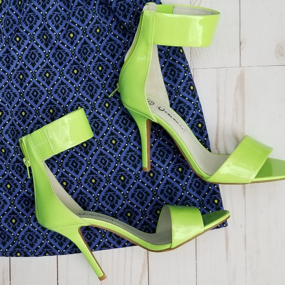 Jeffrey Campbell | Glow in Dark Ankle Strap Heel